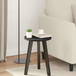Tafelblad Ø 30 x 1,5 cm Bewerkt hout>vidaXL