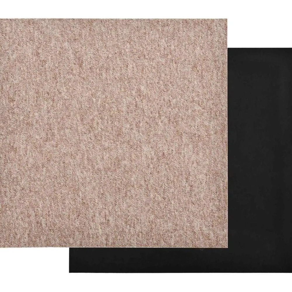 Bouwmaterialen*vidaXL Tapijt 20 pcs 50 x 50 cm 100% Polypropyleen Beige