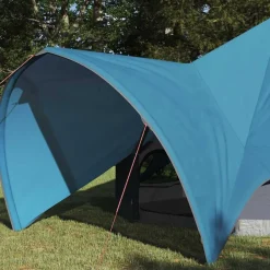 Teepee Tent 3-Person met dak en Grijs 312 x 312 x 197 cm><noscript><img width=