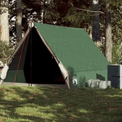 Buitensport*vidaXL Tent A-frame 2-persoons waterdicht Groen