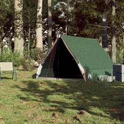 Buitensport*vidaXL Tent A-frame 2-persoons waterdicht Groen