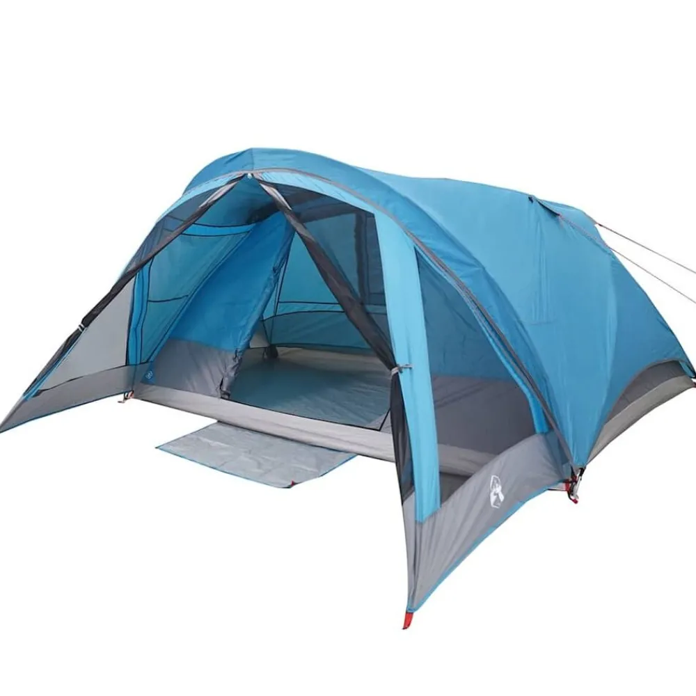 Buitensport*vidaXL Tent 4-persoons waterdicht Blauw