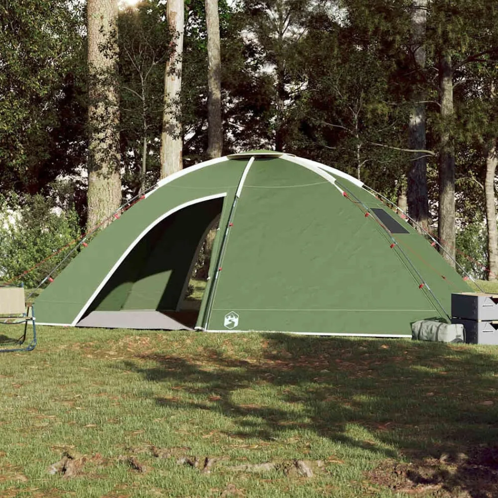 Buitensport*vidaXL Tent 8-persoons waterdicht Groen