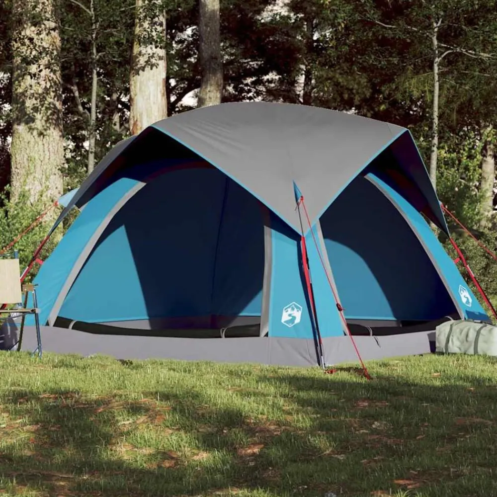Buitensport*vidaXL Tent 4-persoons waterdicht Blauw