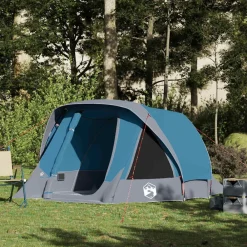 Buitensport*vidaXL Tent 4-persoons waterdicht Blauw