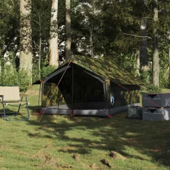 Buitensport*vidaXL Tent 2-persoons waterdicht Camouflage