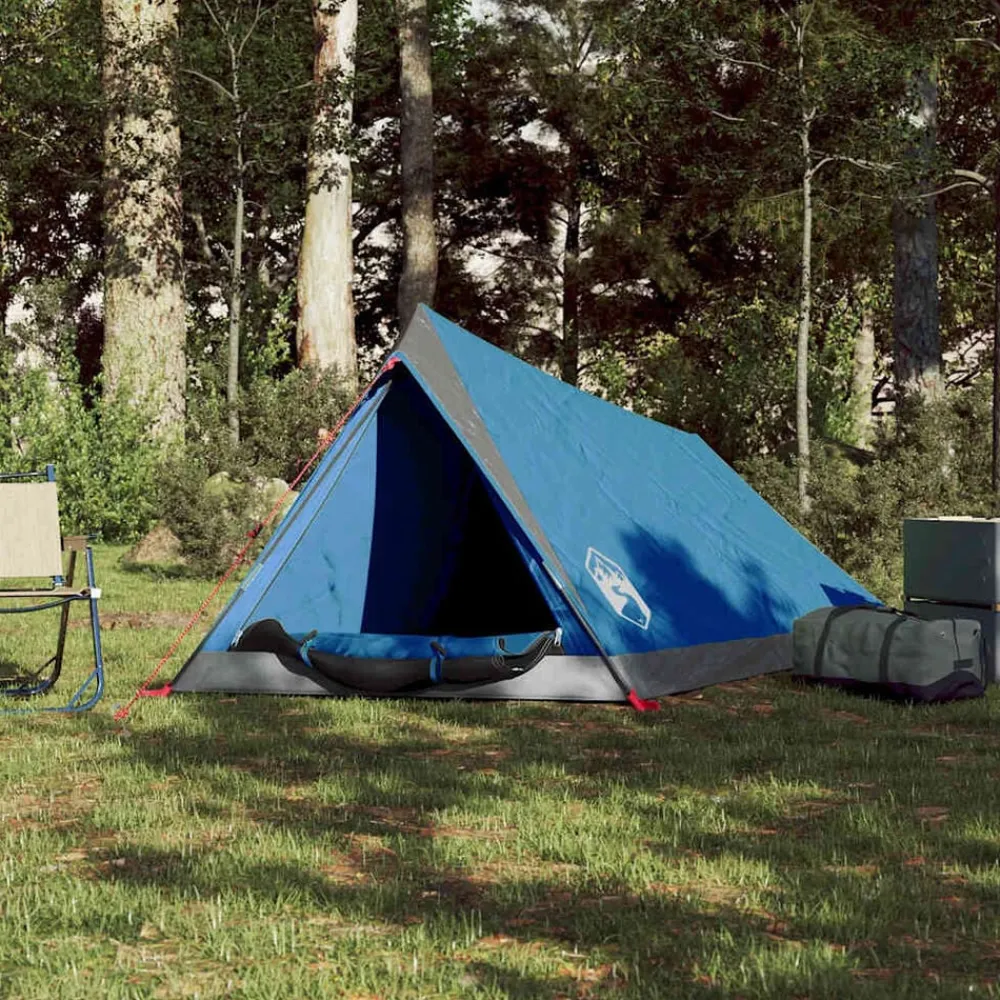 Buitensport*vidaXL Tent 2-persoons waterdicht Blauw