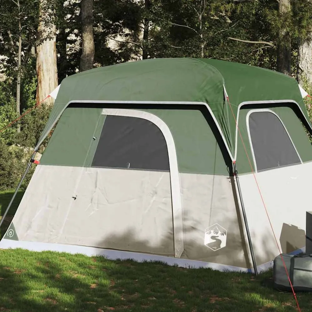 Buitensport*vidaXL Tent 4-persoons waterdicht Groen