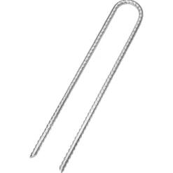 Buitensport*vidaXL Tentharingen 6 st U-vormig Ø7 mm 30 cm gegalvaniseerd staal