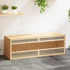 Terrarium 144x46x48 cm bewerkt hout>vidaXL Best