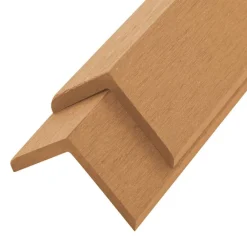 Bouwmaterialen*vidaXL Terras hoekplinten 5 st 170 cm HKC ig Teakkleur