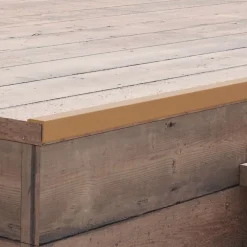 Bouwmaterialen*vidaXL Terras hoekplinten 5 st 170 cm HKC ig Teakkleur