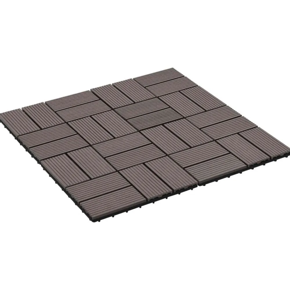 Terras Tegel 11 pcs 30 x 30 cm WPC>vidaXL Clearance