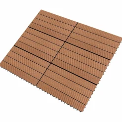 Huishoudelijke Benodigdheden*vidaXL Terras Tegel 6 pcs 60 x 30 cm WPC Bruin