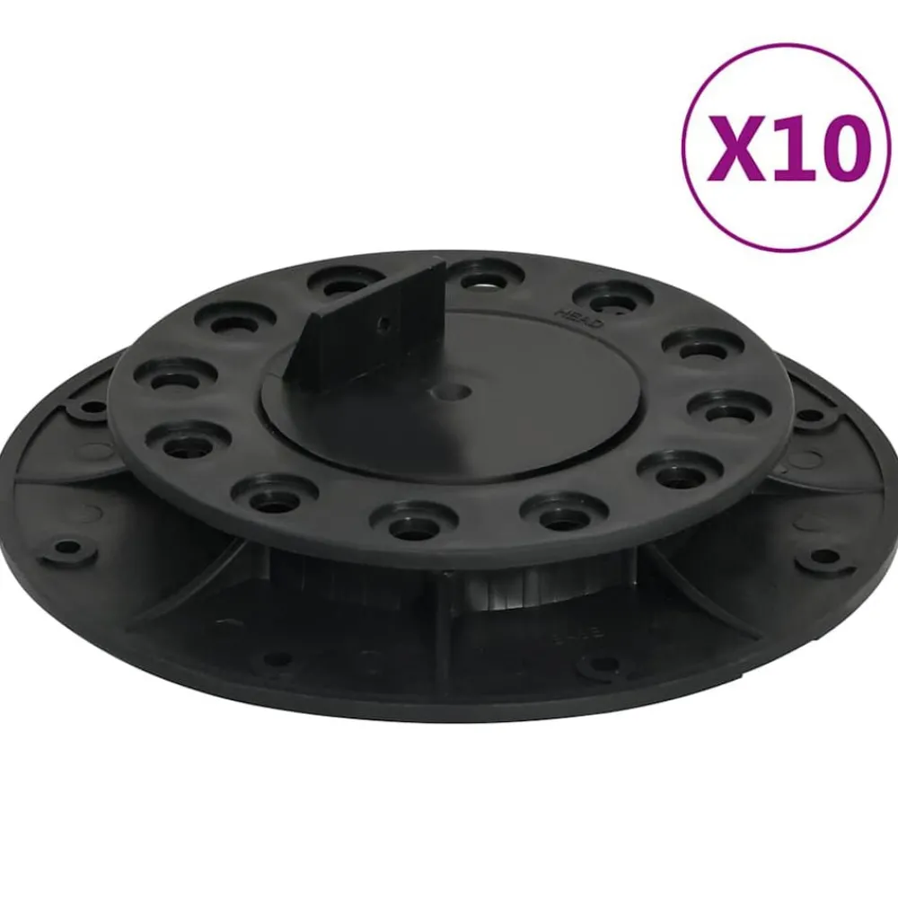 Bouwmaterialen*vidaXL Terrasdragers verstelbaar 10 st 20-30 mm