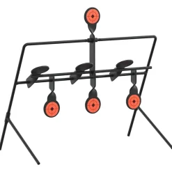 Buitensport*vidaXL Terugstellend Doel Zwart 38 x 20 x 33.5 cm Staal