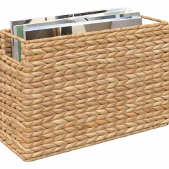 Tijdschrift Manden 2 pcs Naturel 39 x 14 x 25 cm Waterhyacint><noscript><img width=