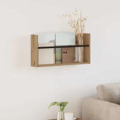 Tijdschrift Rek Artisan Eiken 60 x 12 x 30 cm Bewerkt hout>vidaXL Online