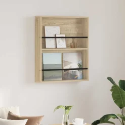 Tijdschrift Rek 60 x 12 x 70 cm Bewerkt hout>vidaXL Sale