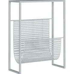 Tijdschriftenrek 35x15x45 cm staal kleurig>vidaXL Clearance