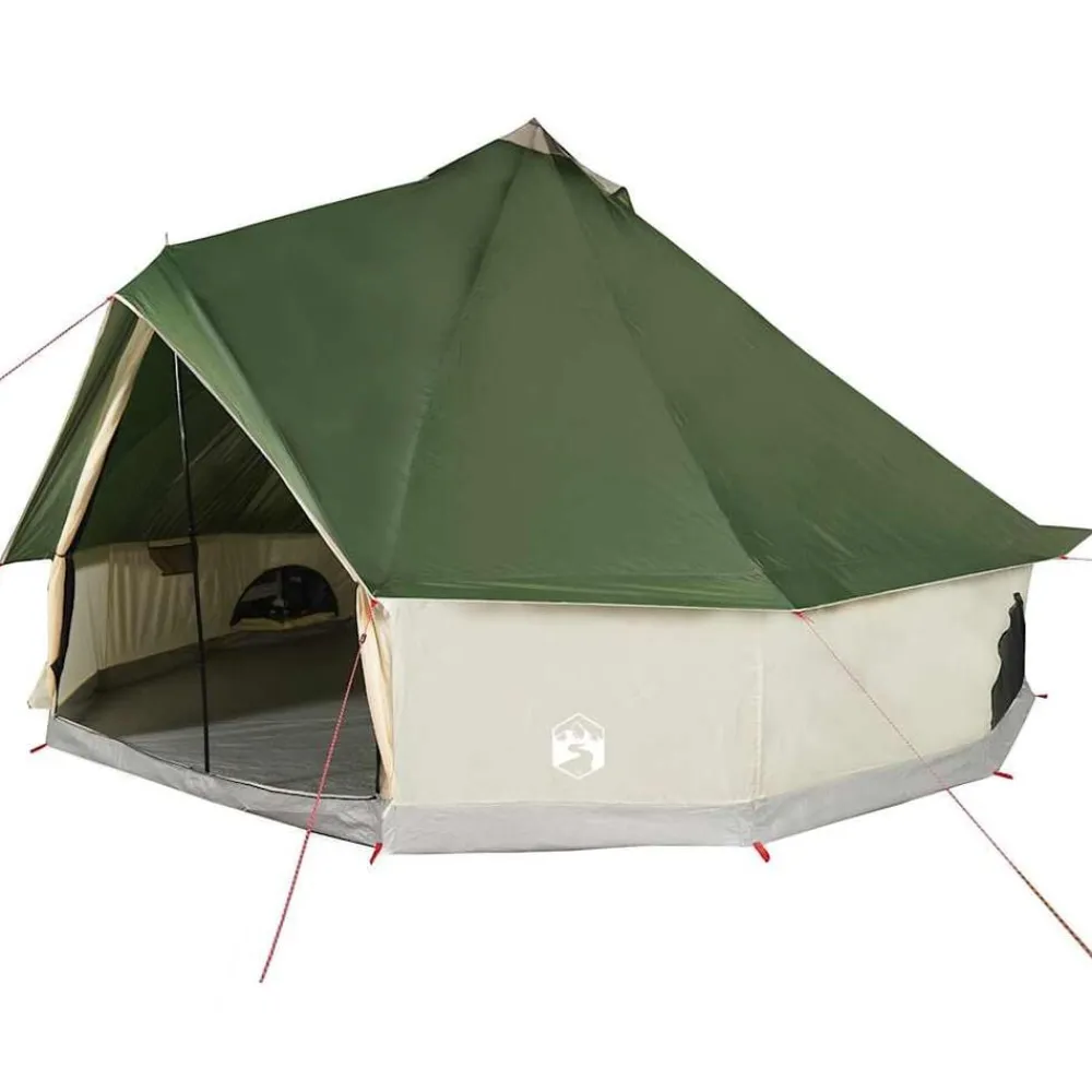 Buitensport*vidaXL Tipitent 6-persoons waterdicht Groen