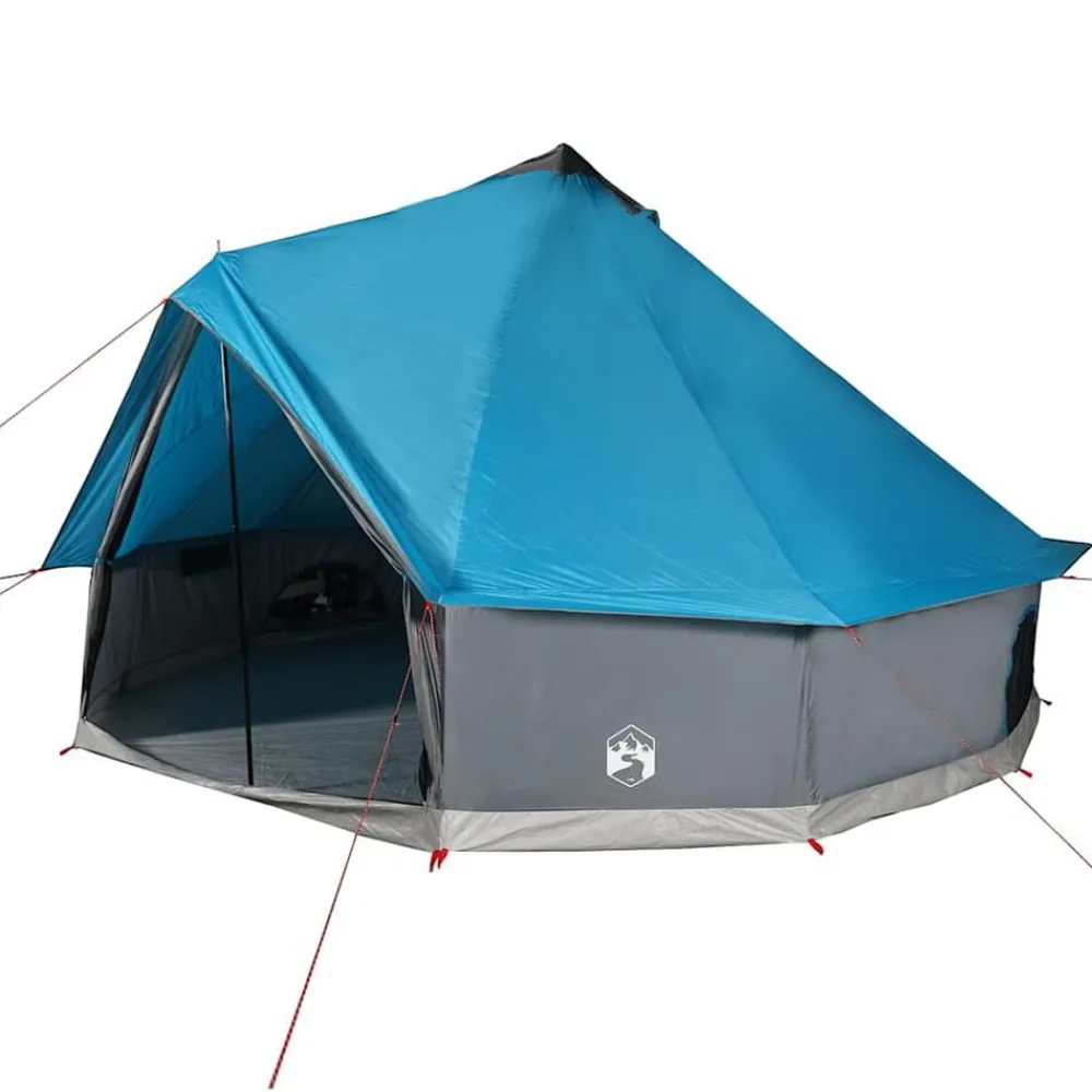 Buitensport*vidaXL Tipitent 6-persoons waterdicht Blauw