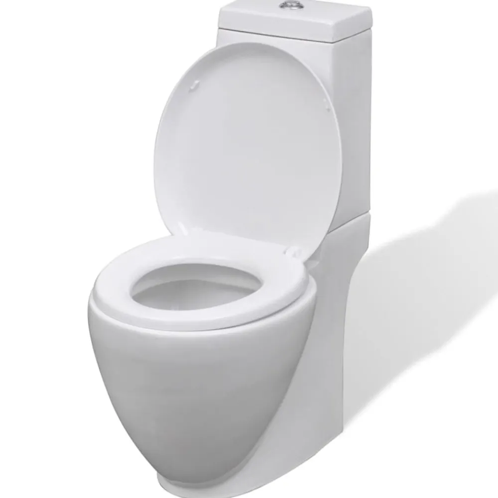Toilet- en bidetset keramiek wit>vidaXL Online