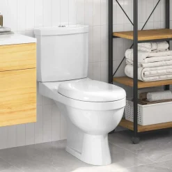 Sanitair & Loodgietersbenodigdheden*vidaXL Toilet met stortbak Wit