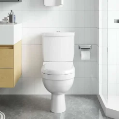 Sanitair & Loodgietersbenodigdheden*vidaXL Toilet met stortbak Wit