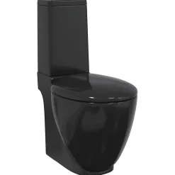 Toilet rond afvoer onder keramiek>vidaXL