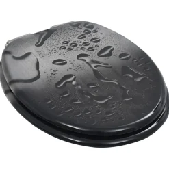 Toiletbril met soft-close deksel waterdruppel MDF><noscript><img width=