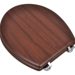 Toiletbril simpel ontwerp MDF bruin><noscript><img width=