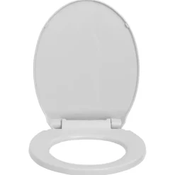 Sanitair & Loodgietersbenodigdheden*vidaXL Toiletbril soft-close en quick-release ovaal Lichtgrijs
