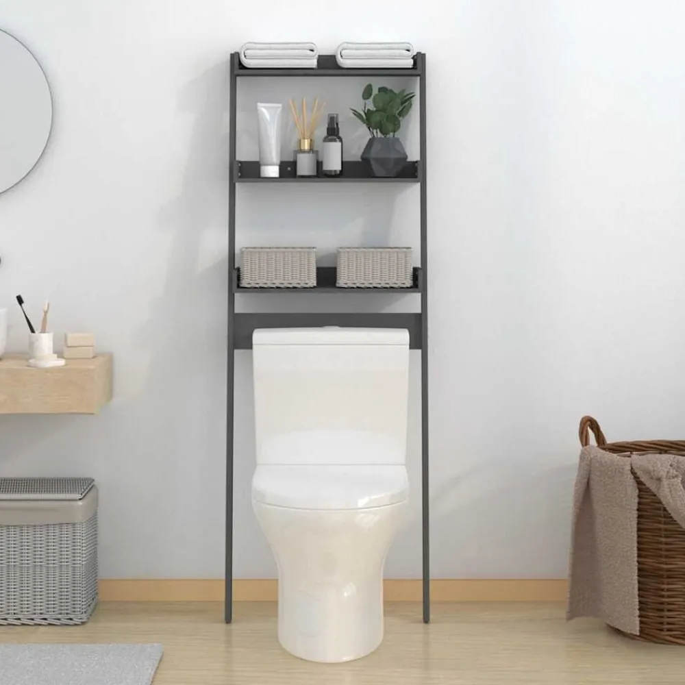 Toiletrek 63,5x32x179 cm massief grenenhout>vidaXL
