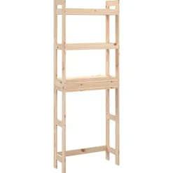 Toiletrek 63x26x171 cm massief grenenhout>vidaXL Online