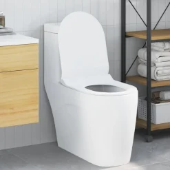Sanitair & Loodgietersbenodigdheden*vidaXL Toiletzitting Verstelbaar 50 x 36,5 x 5 cm Polypropyleen Wit