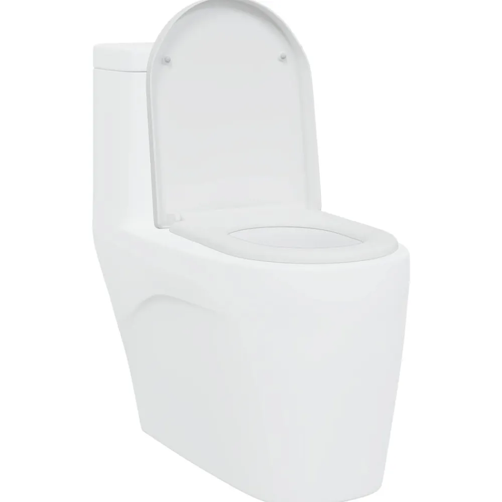 Sanitair & Loodgietersbenodigdheden*vidaXL Toiletzitting 49 x 36 x 4 cm Duroplast Wit