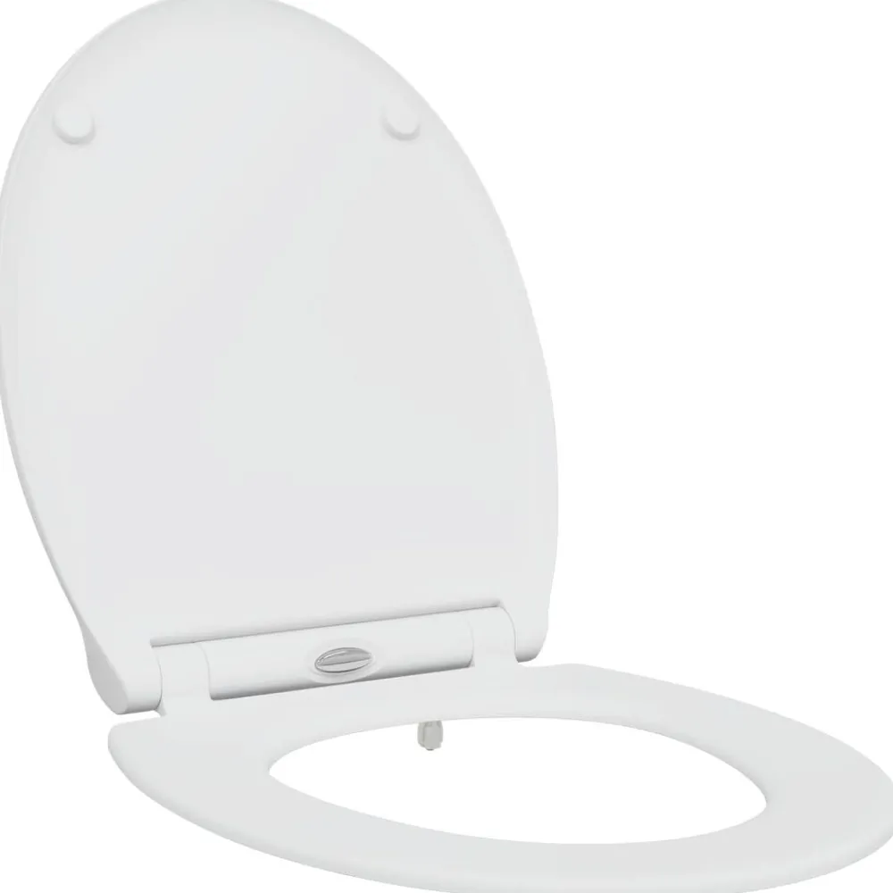 Sanitair & Loodgietersbenodigdheden*vidaXL Toiletzitting 47 x 37,5 x 3,8 cm Duroplast Wit