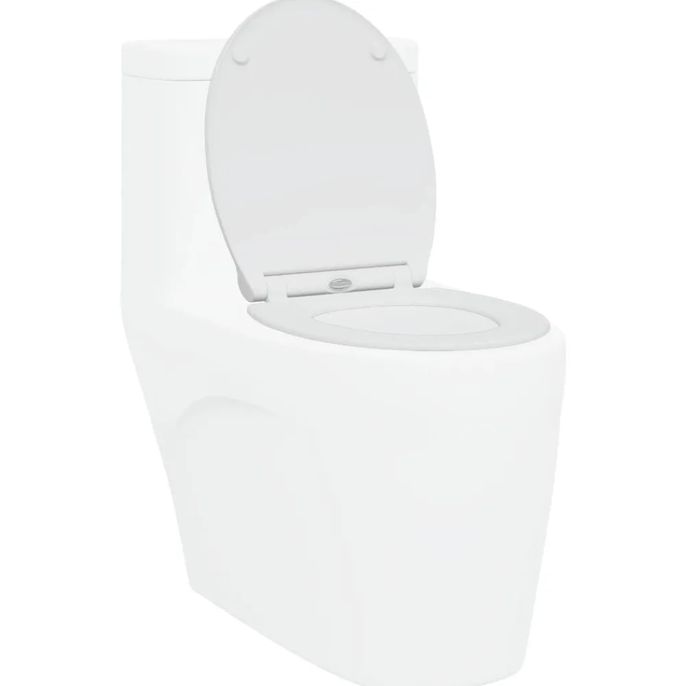 Sanitair & Loodgietersbenodigdheden*vidaXL Toiletzitting 47 x 37,5 x 3,8 cm Duroplast Wit