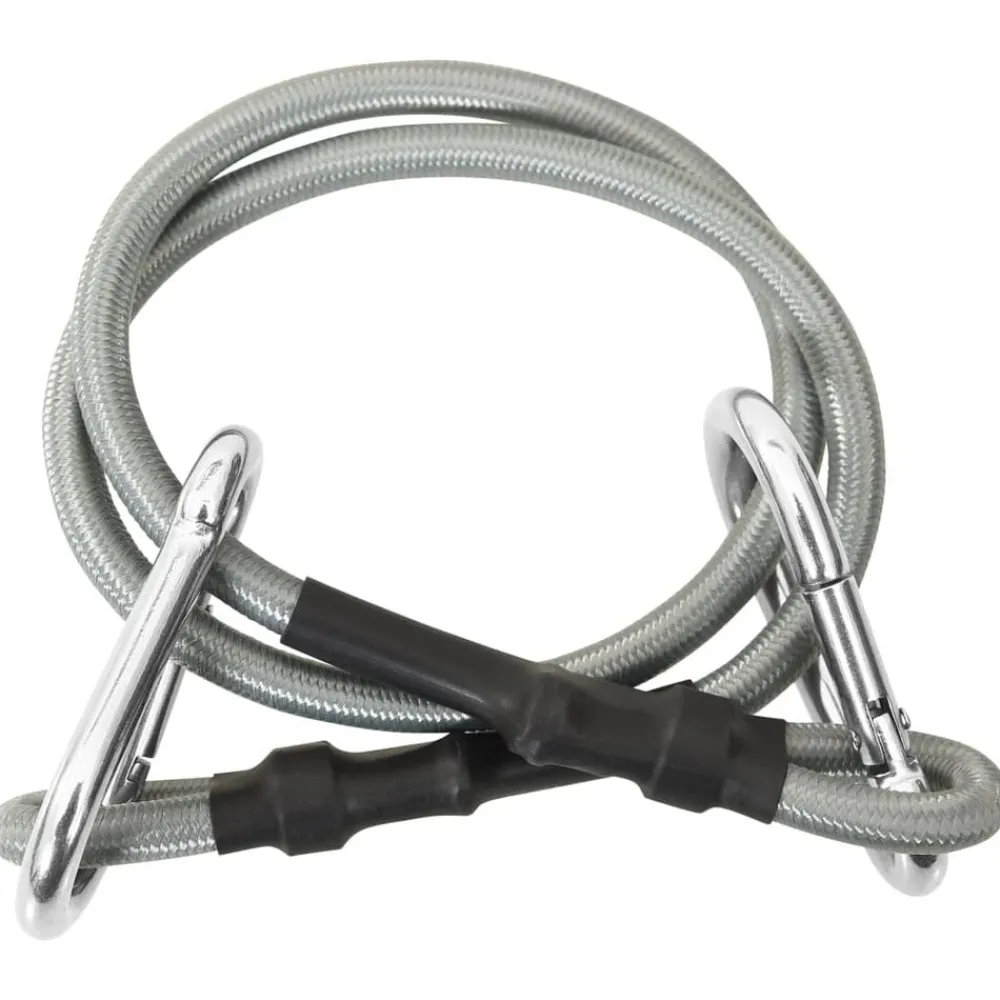 Touwen met karabijnhaak 4 st rubber>vidaXL Sale