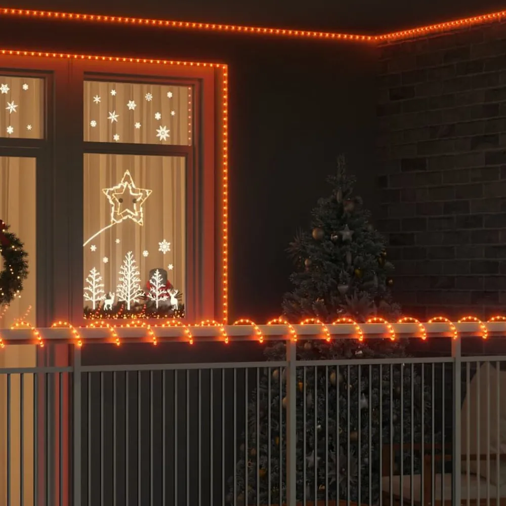Touwenlicht met 120 LED Warmwit 5 m PVC>vidaXL Online