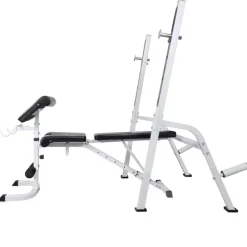Trainingsbank met gewichtenrek en halterset 120 kg><noscript><img width=