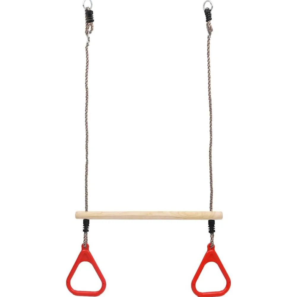 Babyspeelgoed*vidaXL Trapezestang met ringen