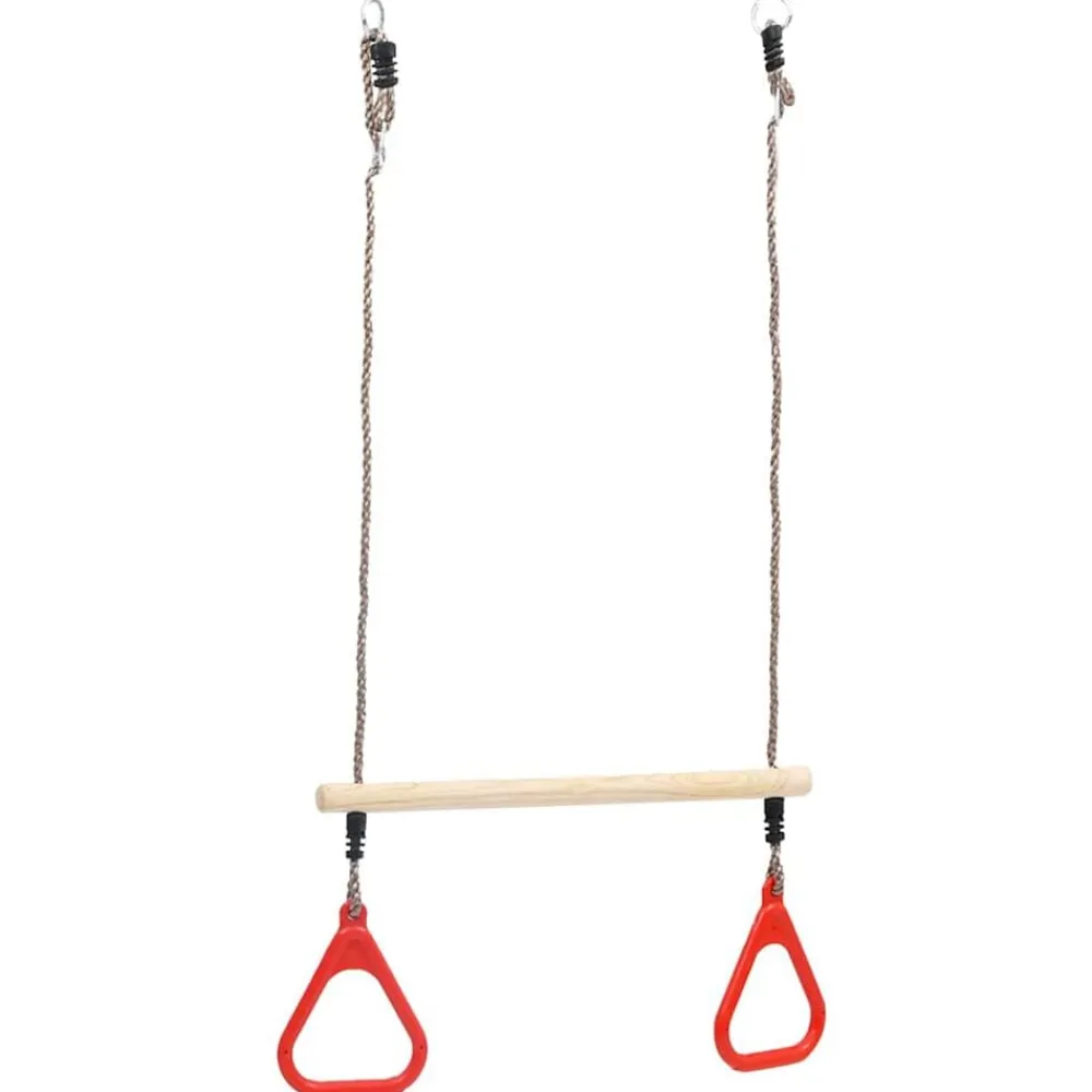 Babyspeelgoed*vidaXL Trapezestang met ringen
