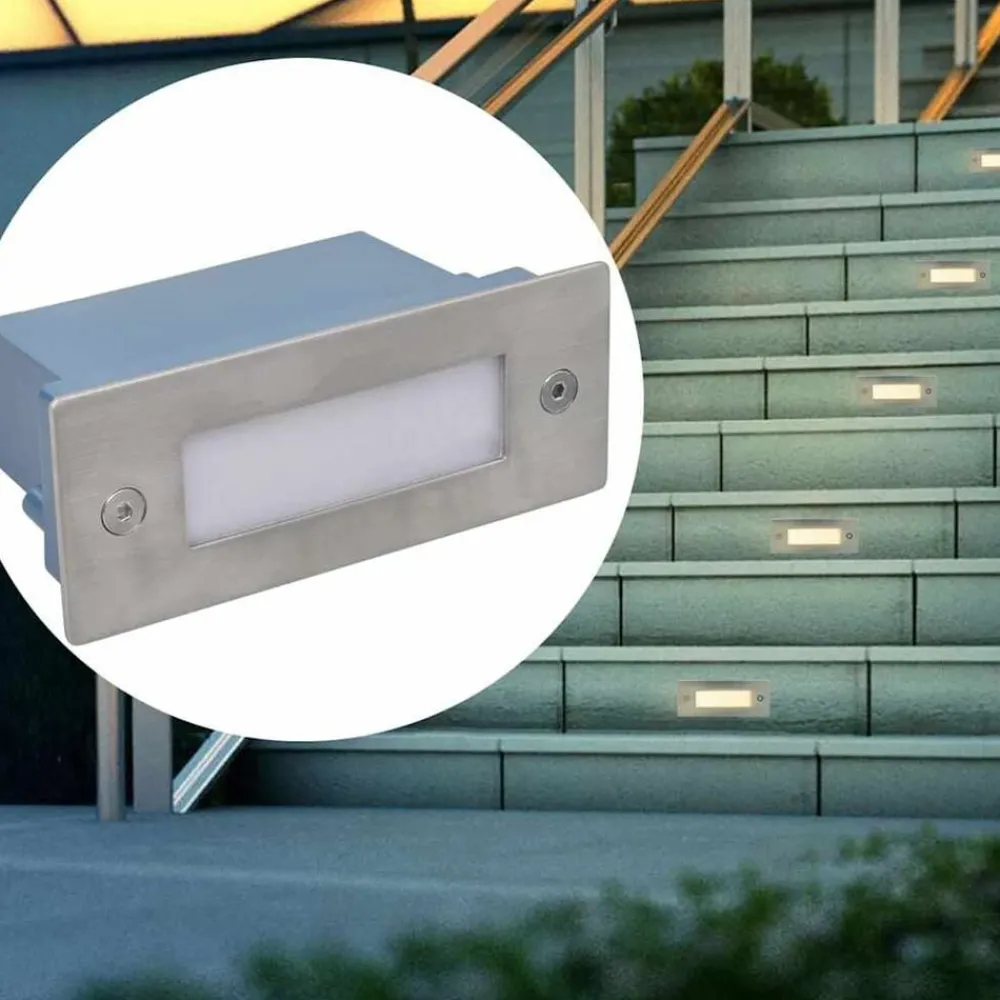 Verlichting*vidaXL Trapinbouwspots 12 st LED 44x111x56 mm
