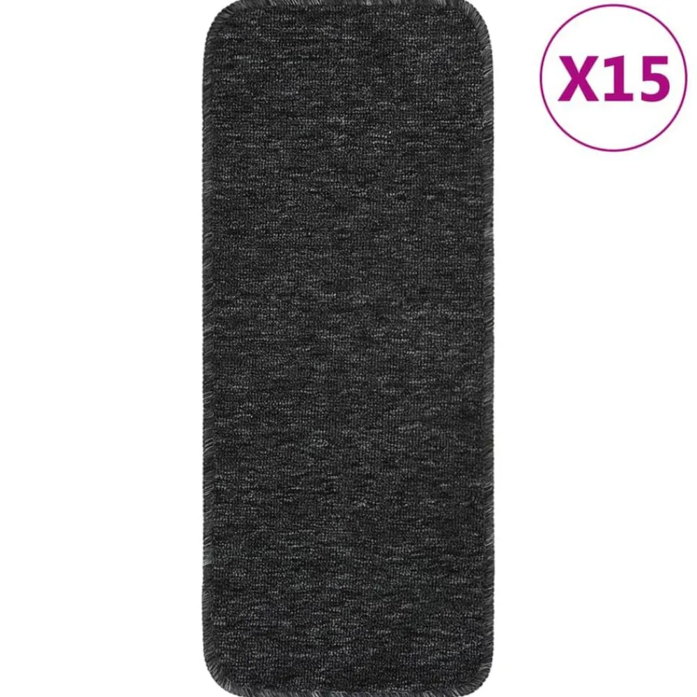 Trapmatten 15 st anti-slip rechthoekig 60x25 cm kleur>vidaXL Sale