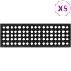 Huishoudelijke Benodigdheden*vidaXL Trapmatten 5 st 25x75 cm rubber
