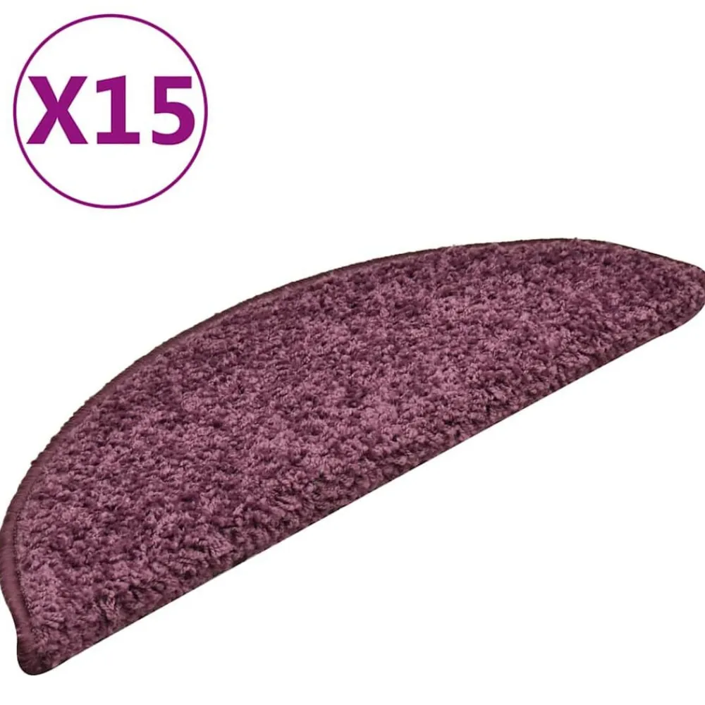 Trapmatten 15 st 56x17x3 cm Halfrond>vidaXL New