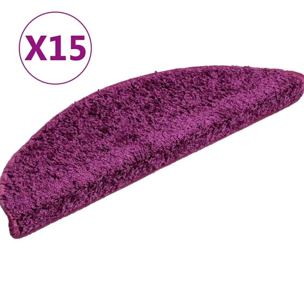 Trapmatten 15 st 56x17x3 cm Halfrond>vidaXL New
