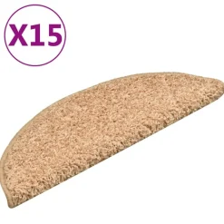 Trapmatten 15 st 56x17x3 cm Halfrond>vidaXL Clearance